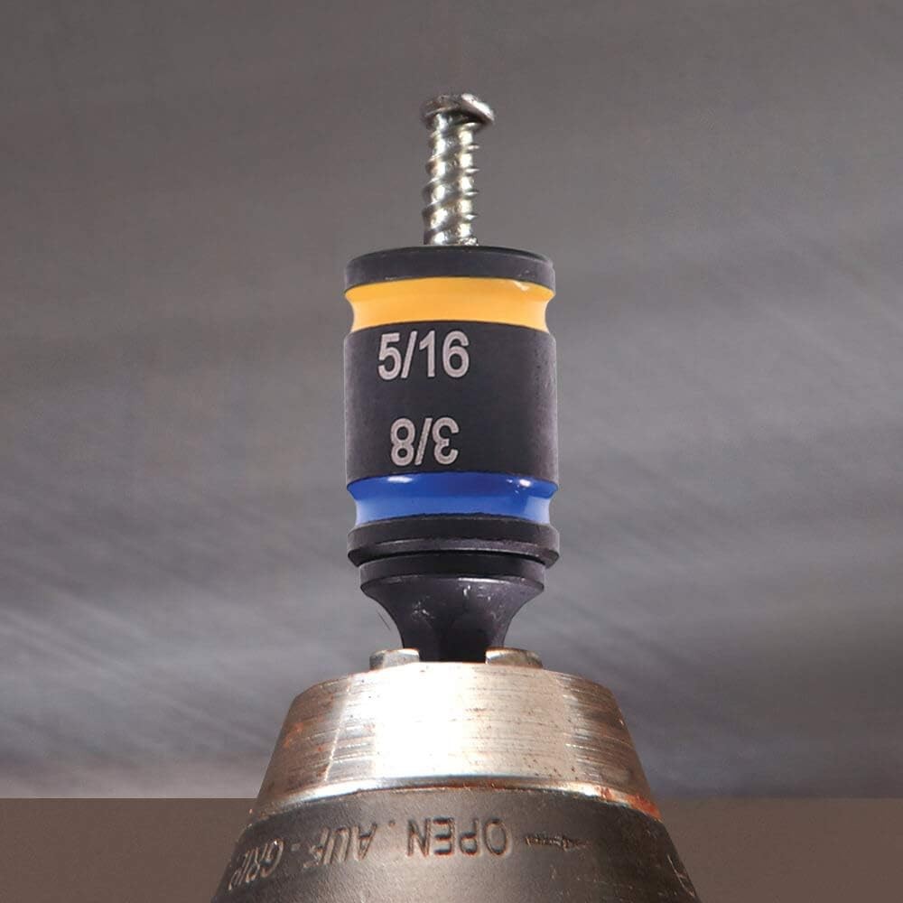 Malco Tools 5/16″ & 3/8 X 2″ Dual Sided Hex Driver Cleanable, Reversible (MSHC1)