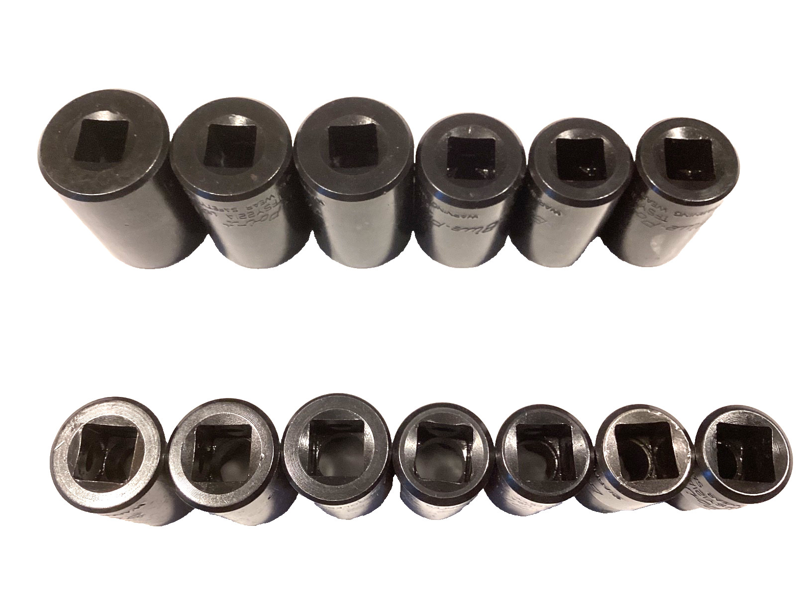 BLUE POINT By SNAP ON 13 Piece 3/8″Dr Shallow Twist Impact Socket Set 213TFSYA