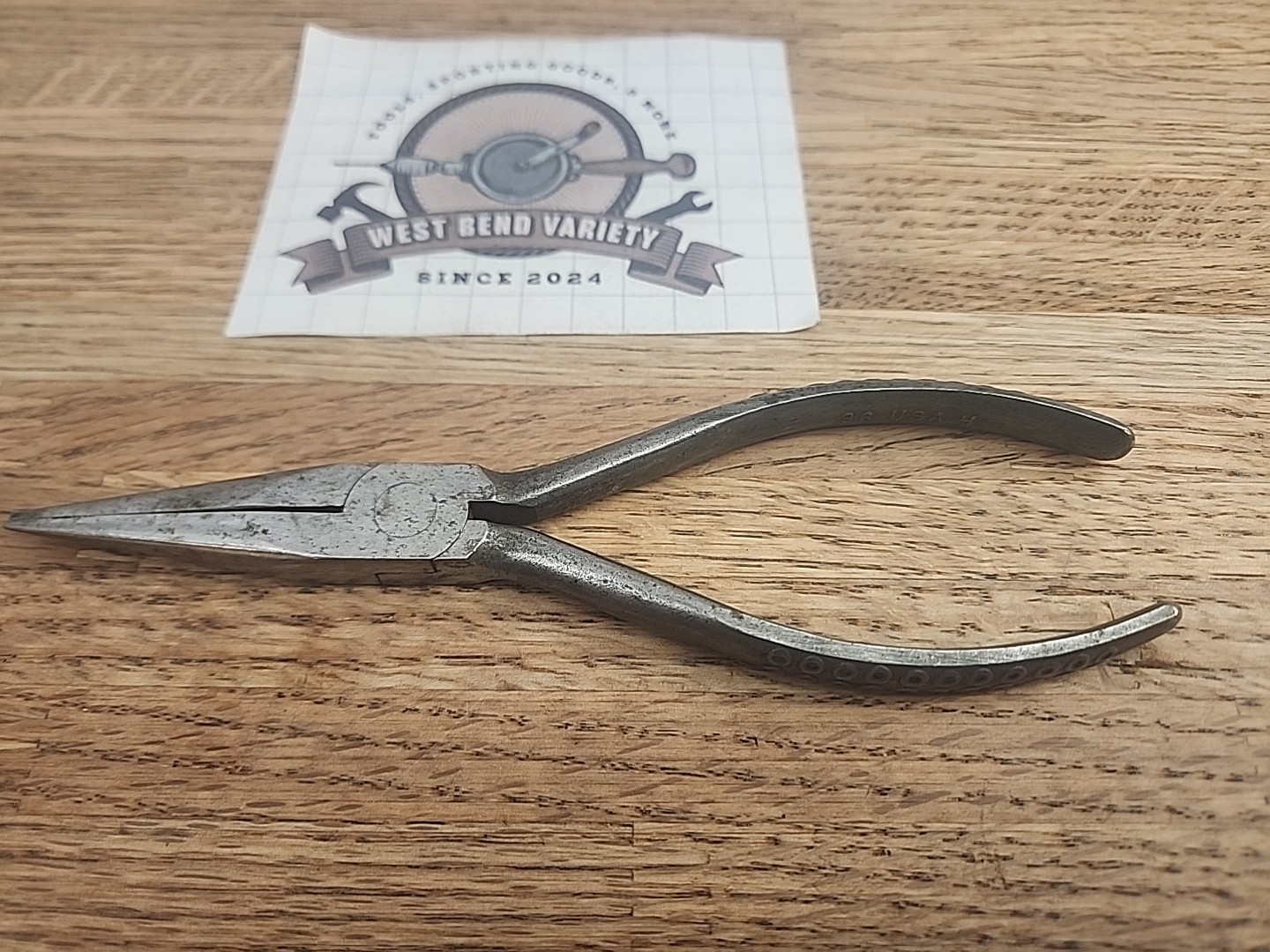 Vintage Snap-On 96 USA Needle Nose Pliers Long Nose, Snapon