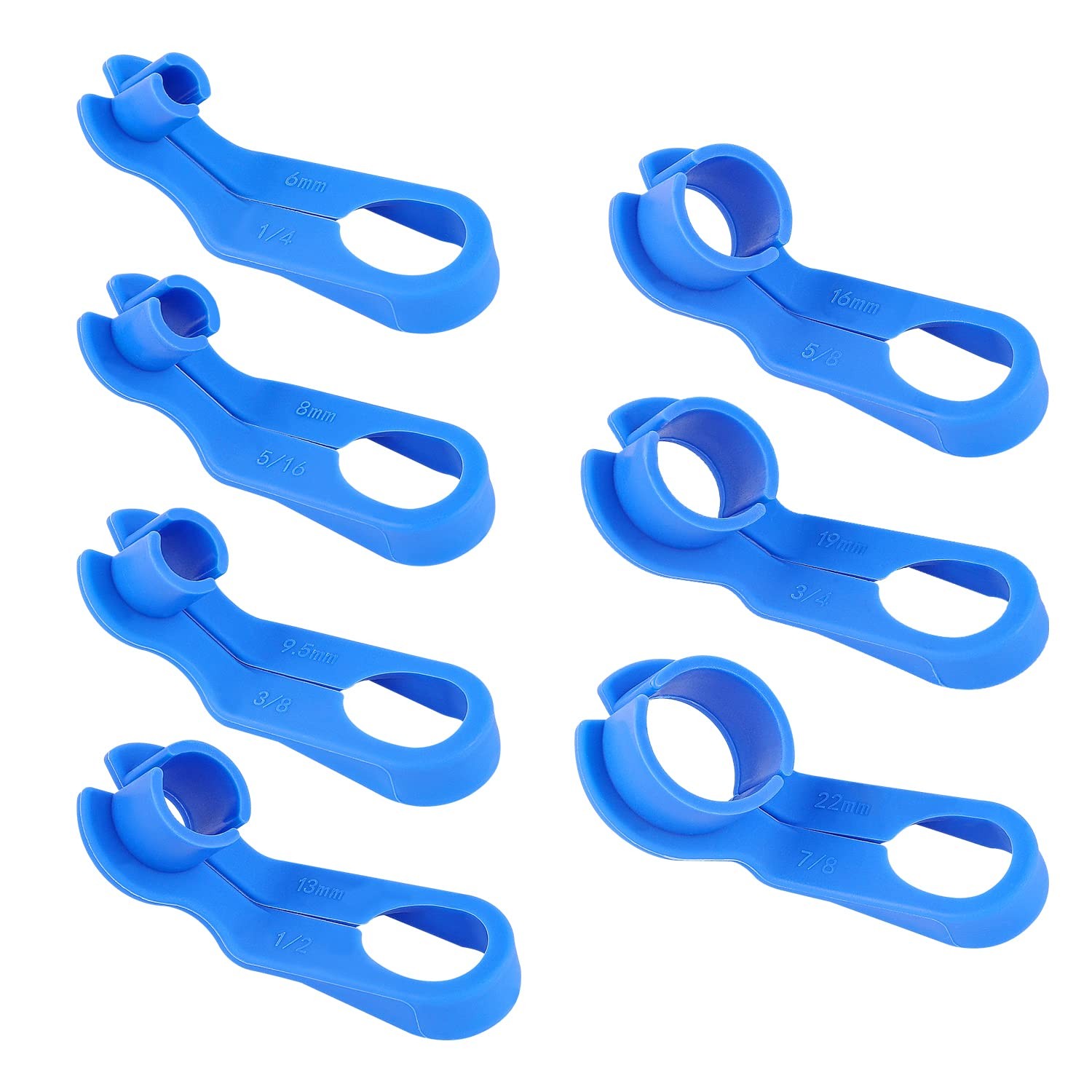 7PCS AC Fuel Line Disconnect Tool Set – 1/4 5/16 3/8 1/2 5/8 3/4 7/8 Inch Fuel
