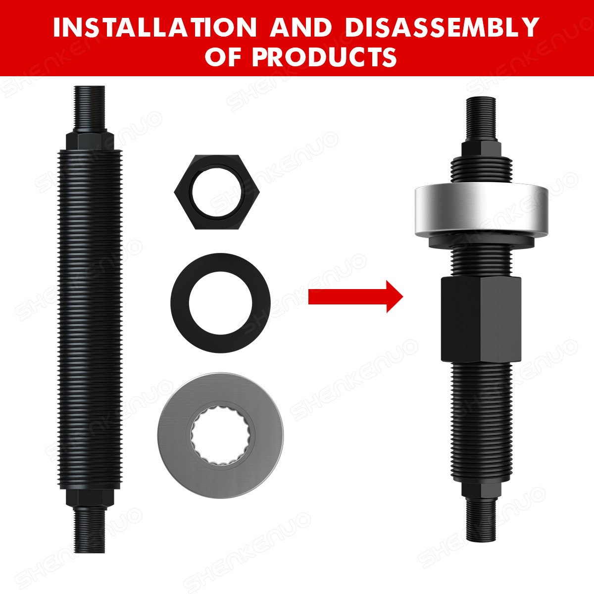 Harmonic Balancer Tool 66515 Installation Tool for Chevy SBC , BBC