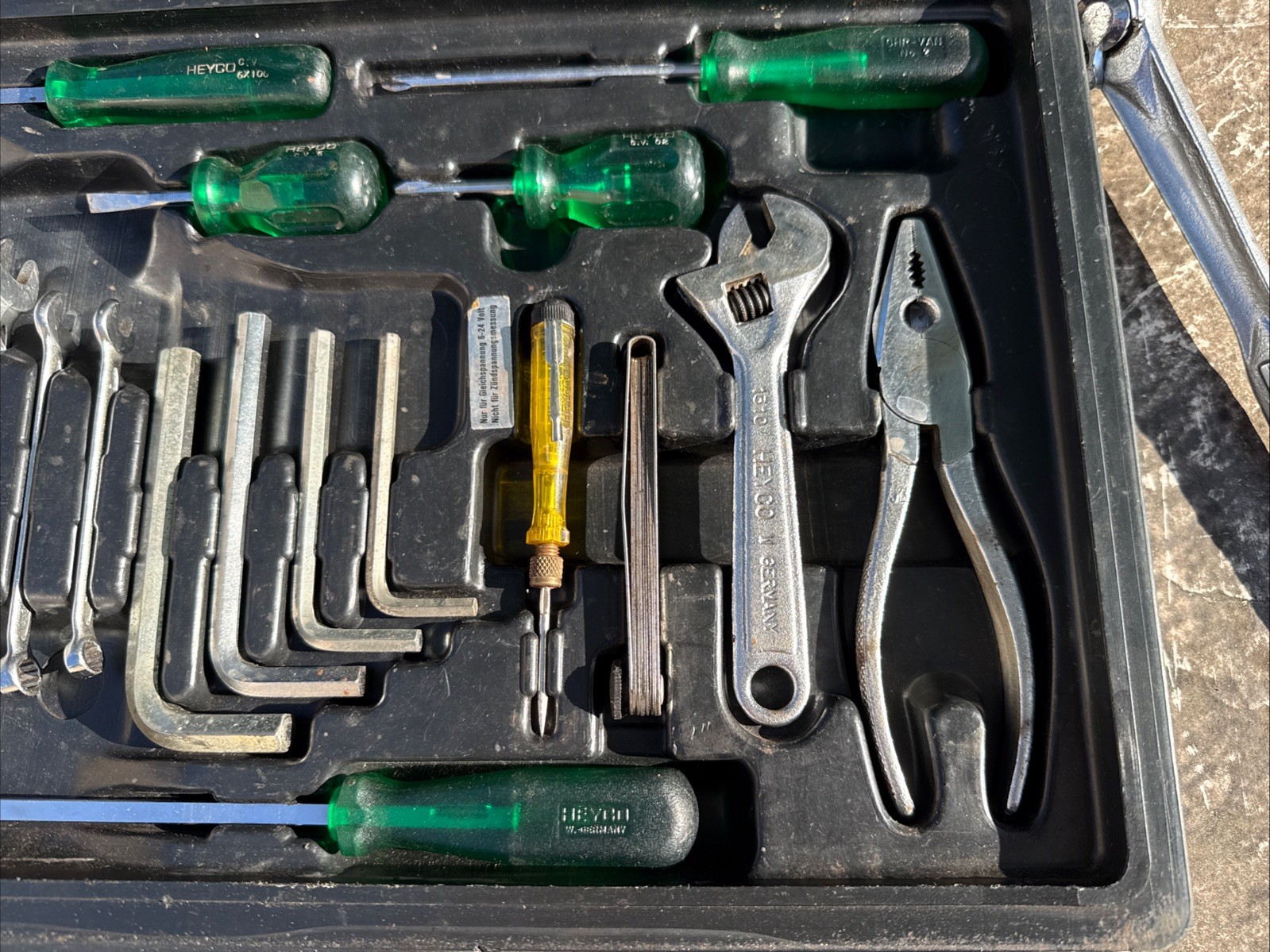 Vintage Heyco Expert Plus 42 Piece Tool Set METRIC (Chrome-Vanadium West Germany