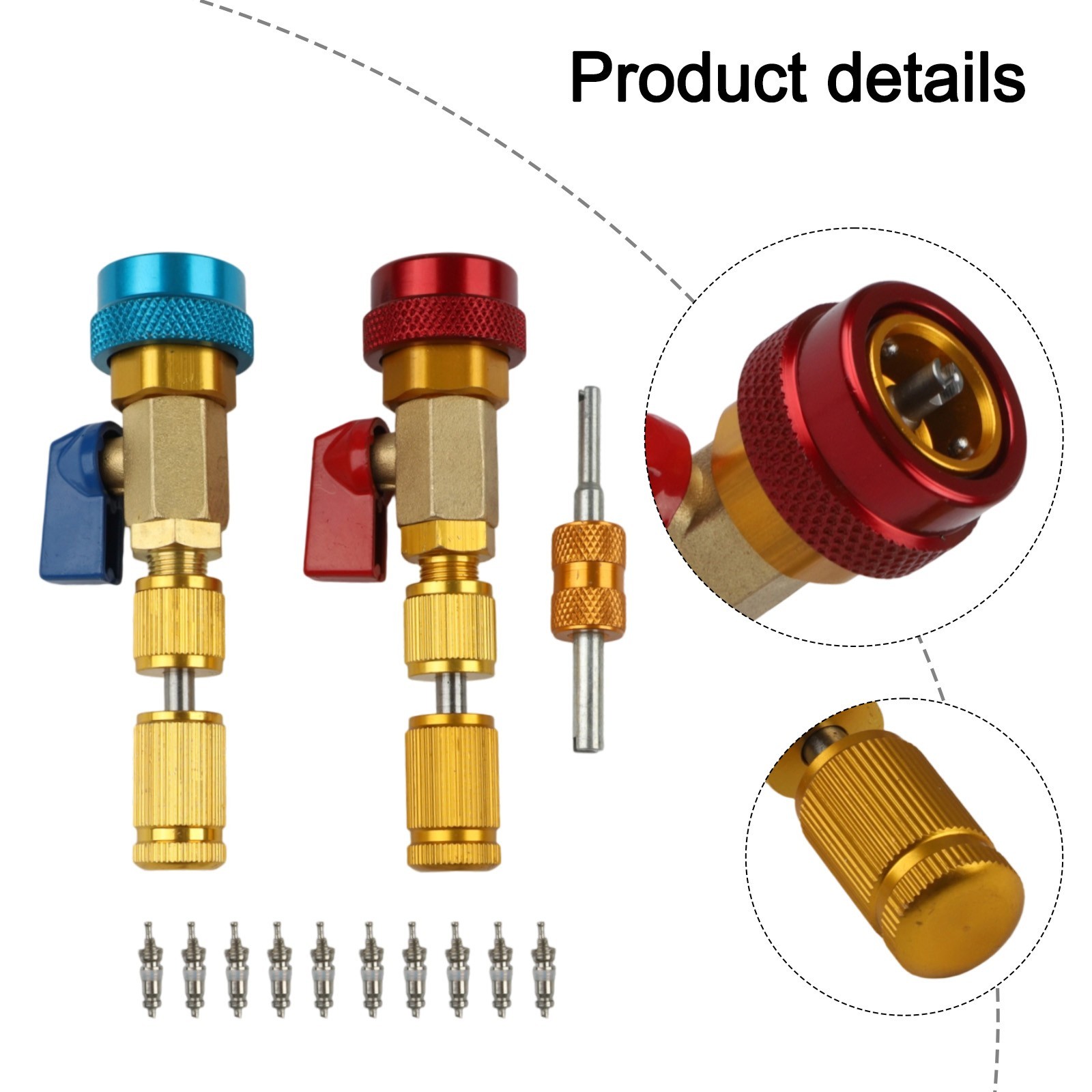 For R134A Valve Core Quick Removal Tool for Automotive Air Conditioning Systems
