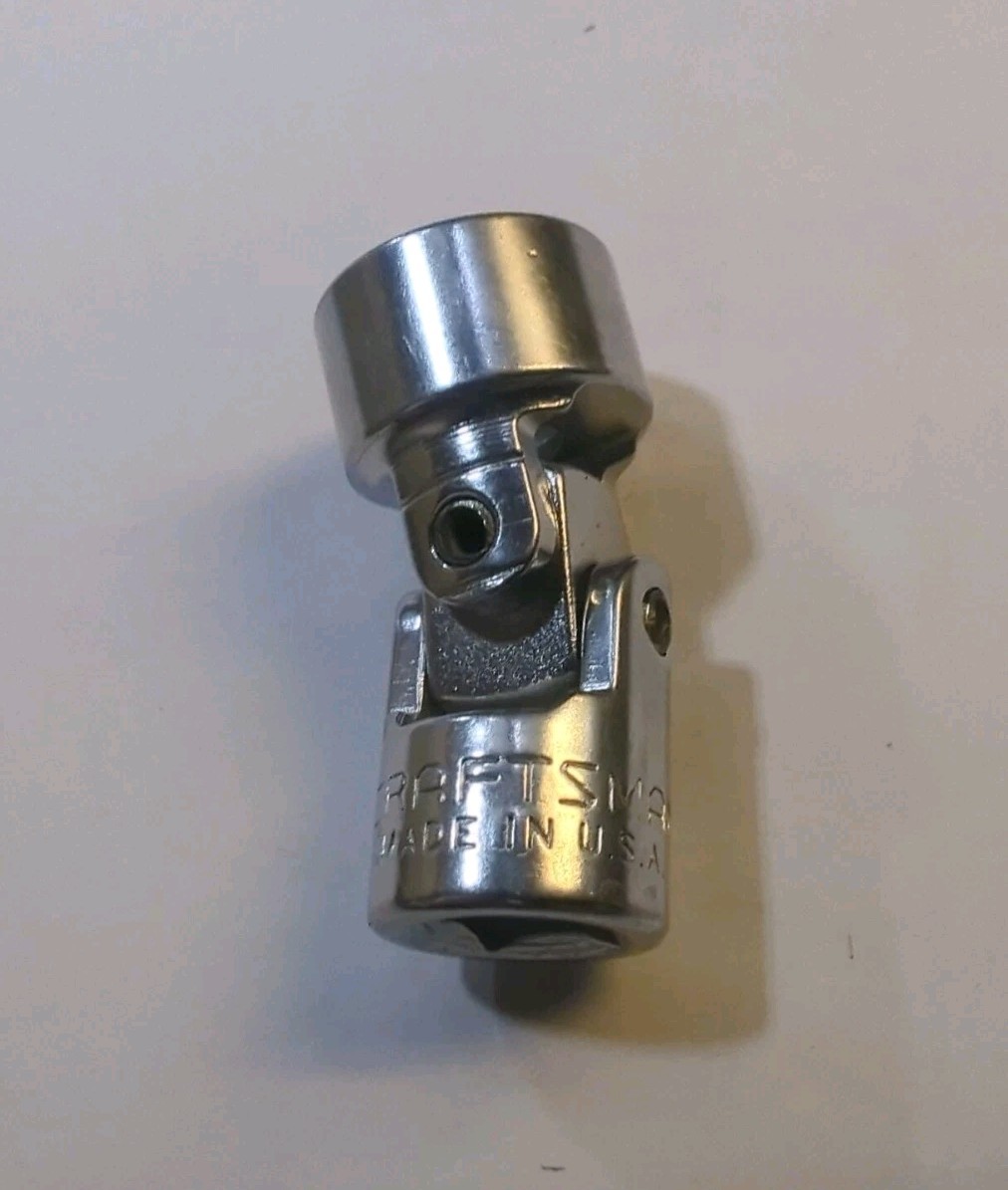 Craftsman 43275 V 16mm 3/8″ Drive 6 Point Chrome Swivel Universal Socket USA