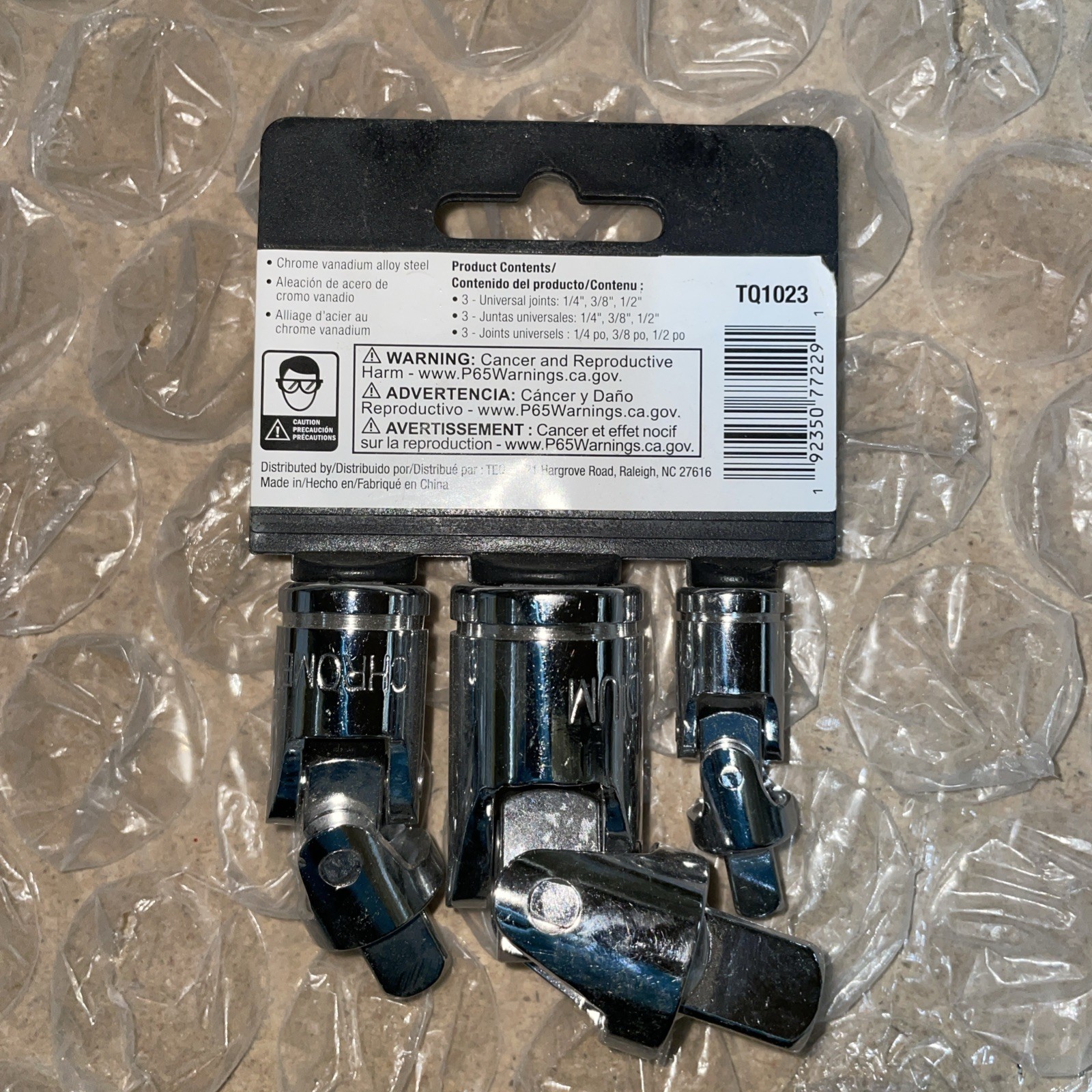 TEQ Correct TQ1023. Universal Joint Set 1/4″, 3/8″, 1/2″