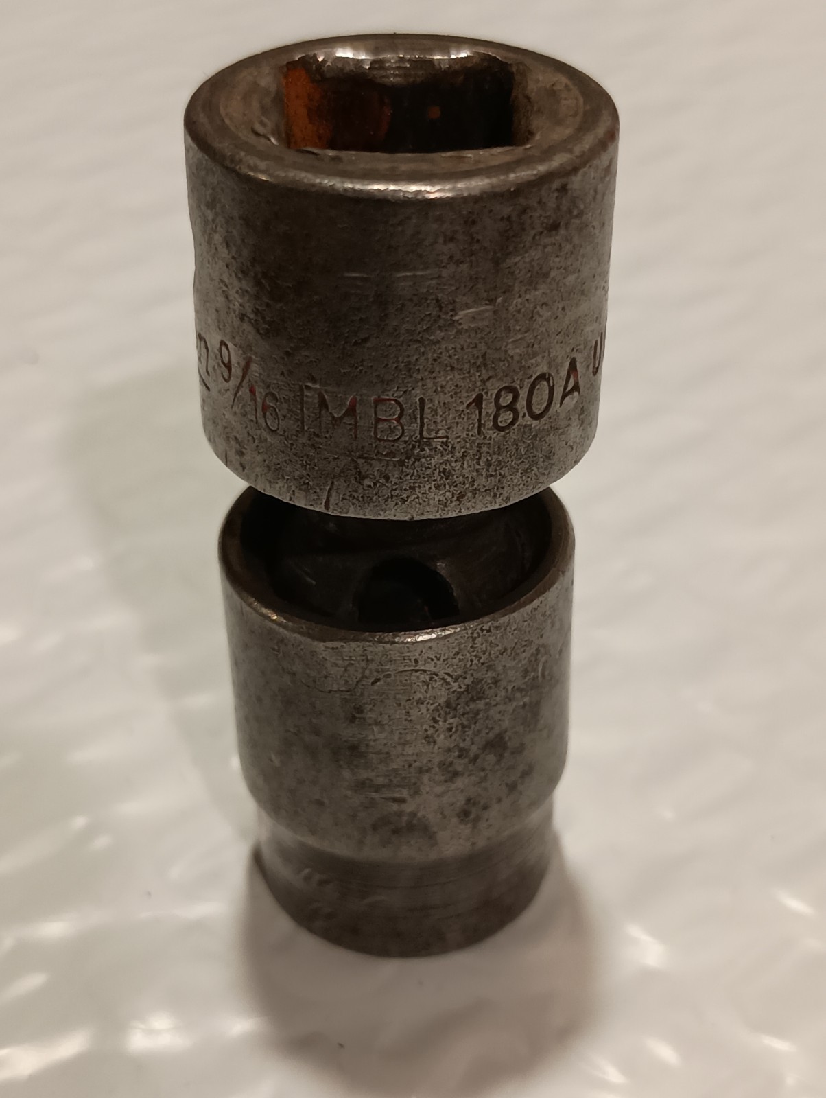 SNAP ON TOOLS IMBL180A, 1/2″ DRIVE, 9/16″ SWIVEL IMPACT SOCKET, SHALLOW, 6 POINT