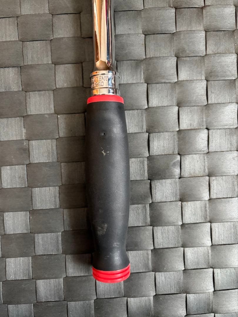Snap-on SHL80A 1/2″ Drive Soft Grip Long Handle Ratchet Red W/SXK3