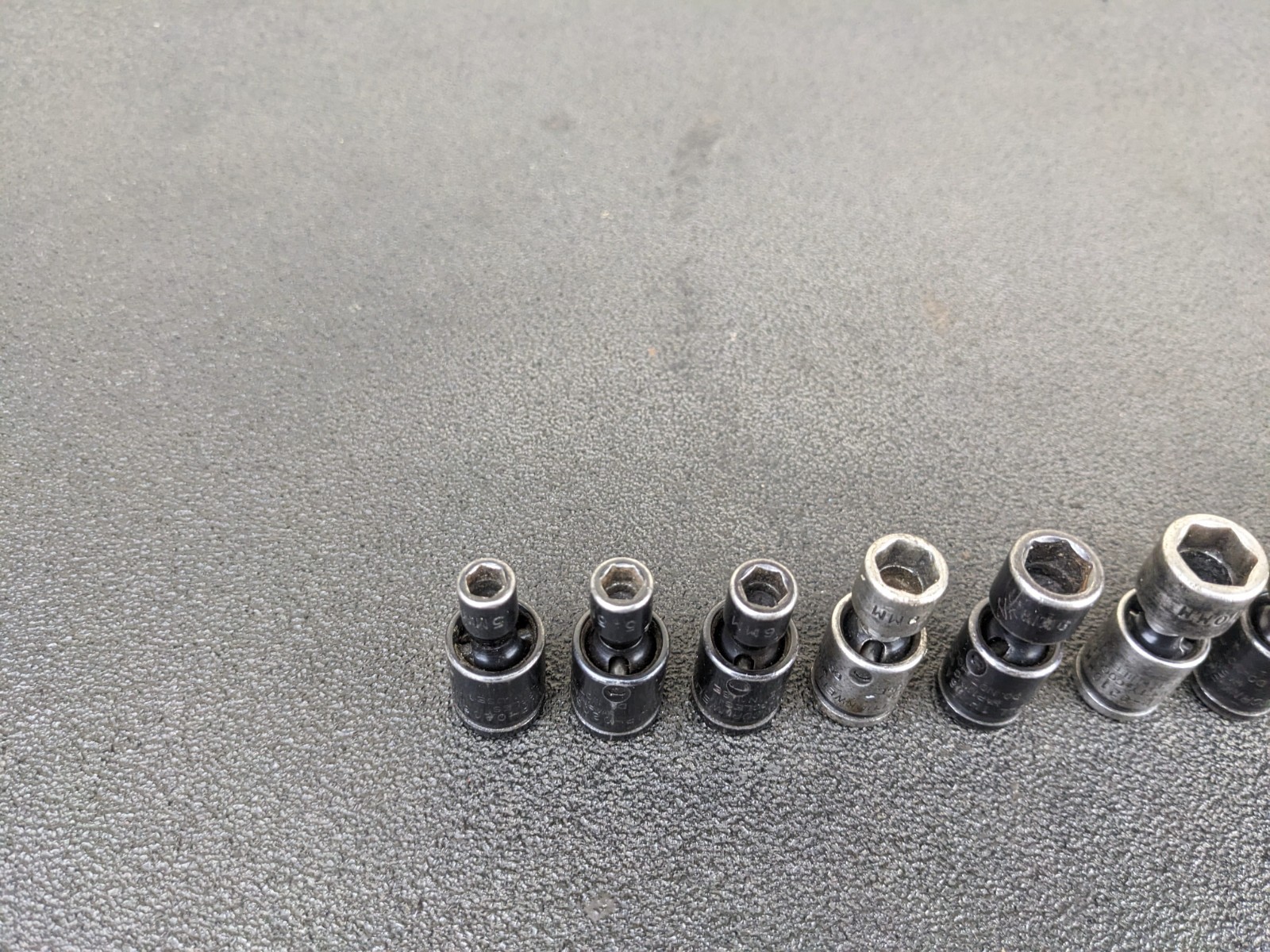 #bn810 Cornwell TSMUP0212SP 11pc 1/4″ Metric Universal Socket Set 5-15mm 6 Point