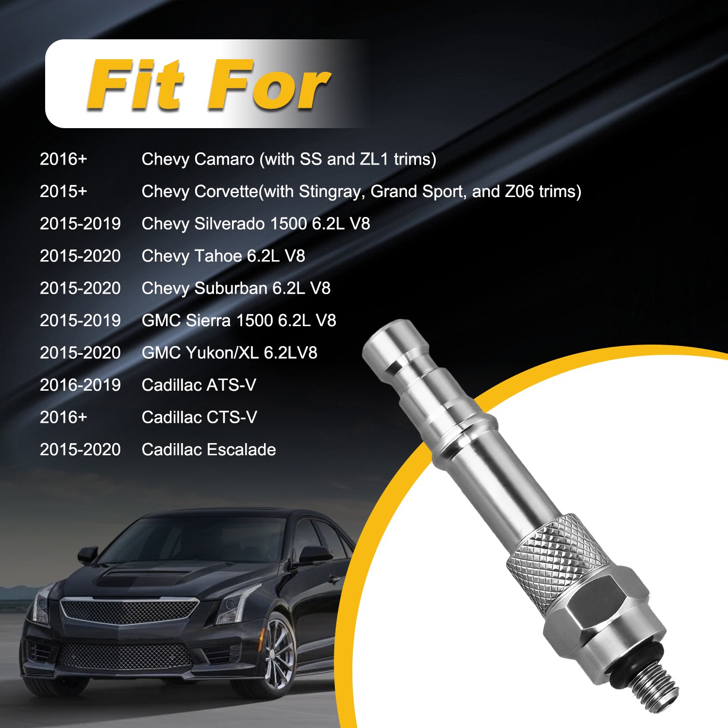 Corrosion Resistant ATF Fill Tool for 8L90 2015-2020 GM 51190 DT-51190