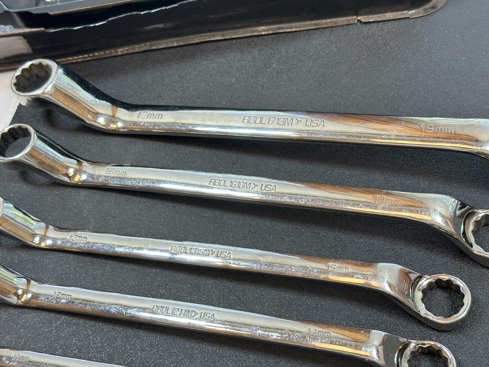 🇺🇸 Matco Tools USA SRBLM5T 5pc Offset Double Box METRIC 10mm-19mm Wrench Set