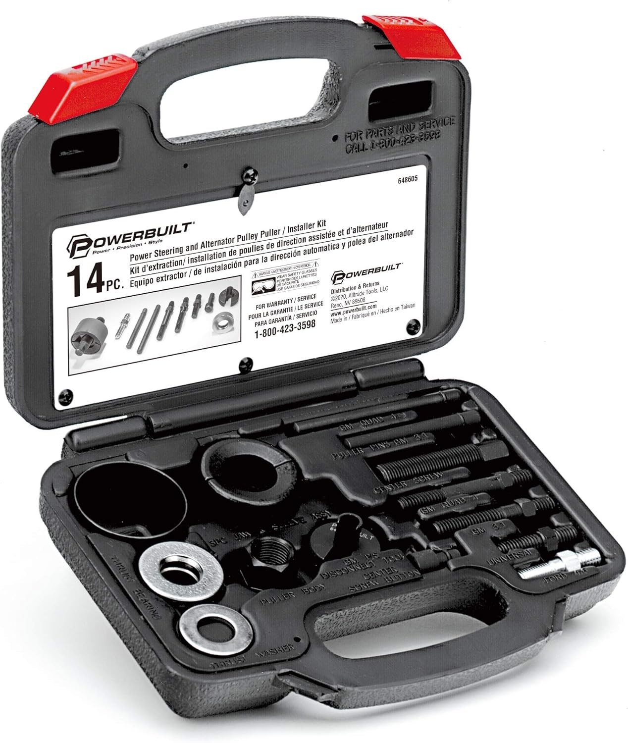 Power Steering and Alternator Pulley Remove and Install Tool Set, Replace Veh…