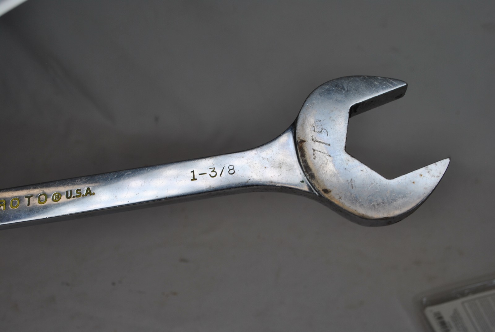 PROTO 1-3/8 3144 Professional Open-End Wrench USA 4 way angle wrench