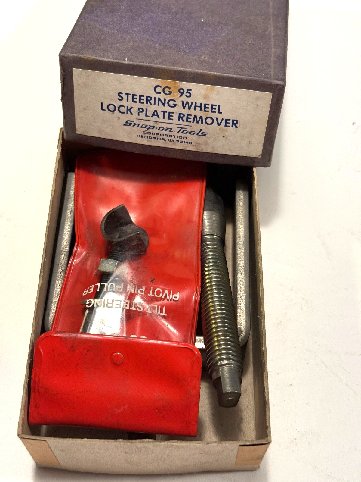 Snap-on Steering Wheel Lock Plate Remover & CJ134 Pivot Pin Puller Set w/Box
