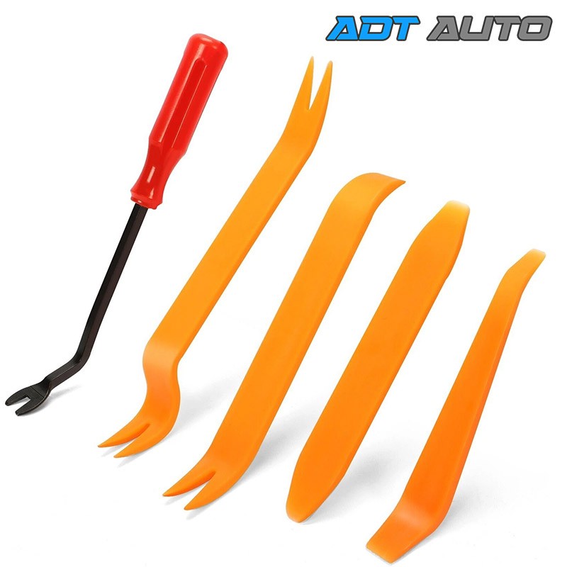 5 Auto Trim Removal Tool Kit Car Panel Door Window Fastener Remover Pry Tool Set