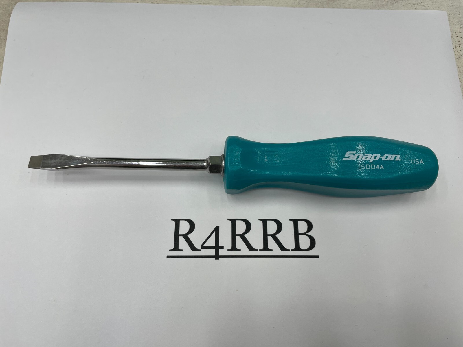 Snap-on Tools USA NEW 2pc TEAL Hard Handle Flat Phillips Head Screwdriver Set