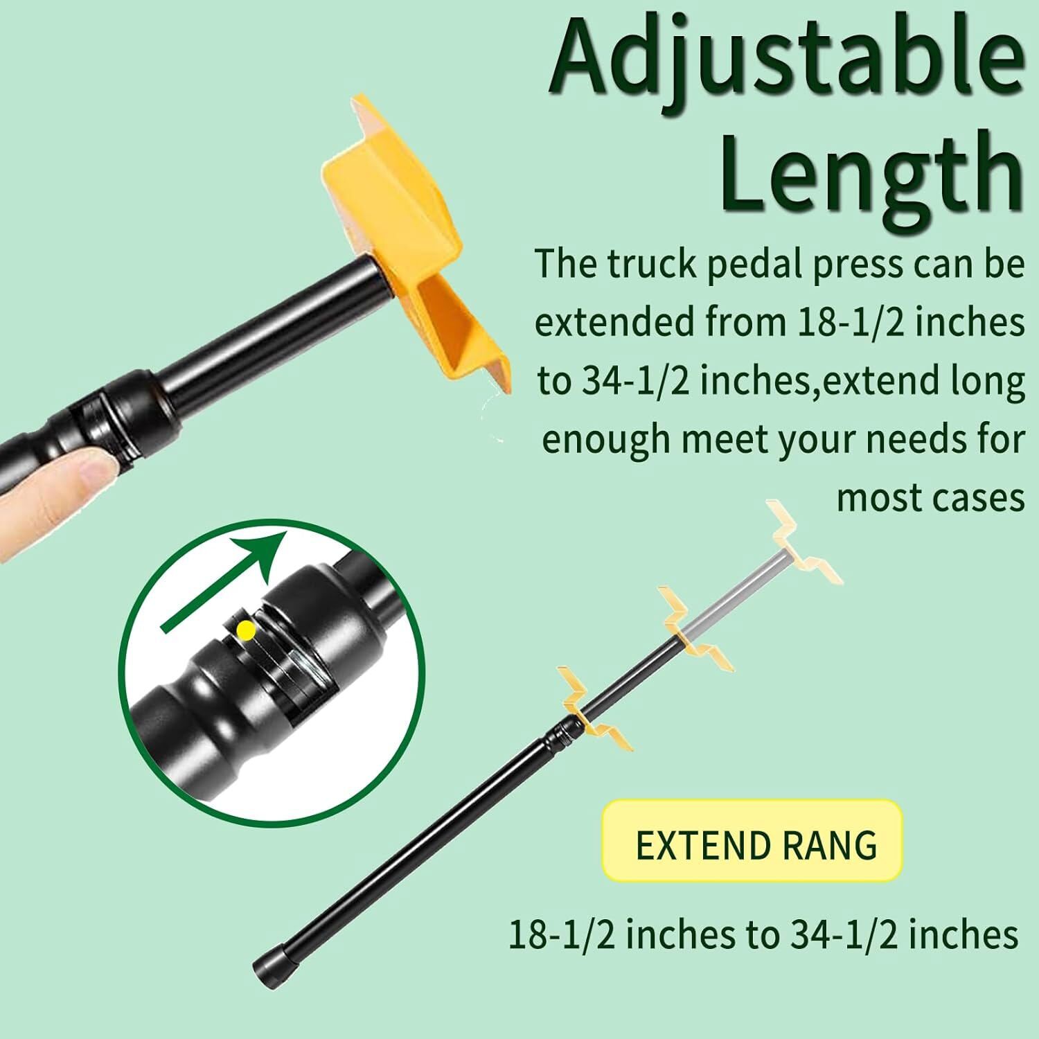 21520 Truck Pedal Depressor Tool Universal Fitment for Trucks and Large Vehicles