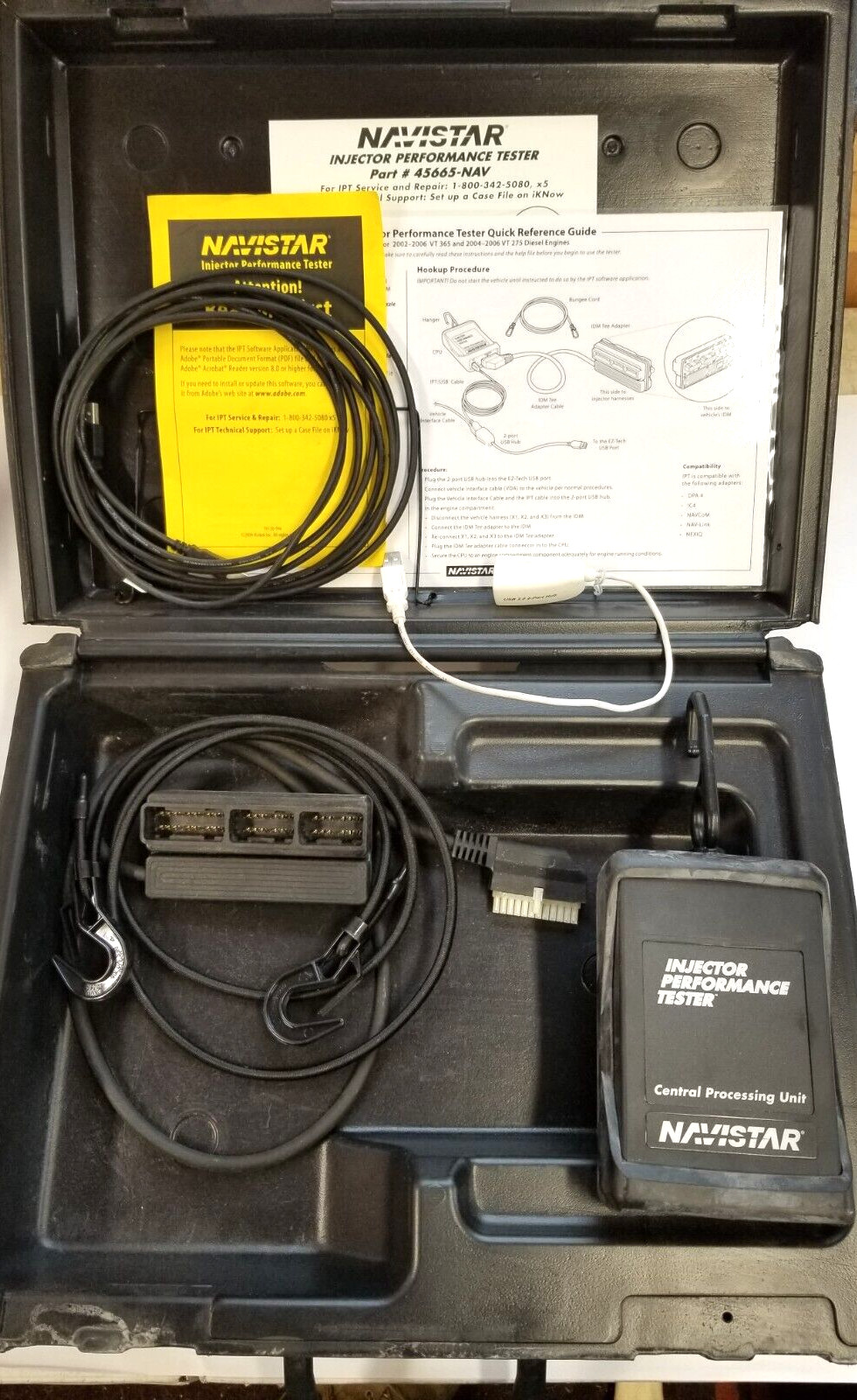 International NAVISTAR 45665-NAV Injector Performance Tester Kit VT365 & VT275