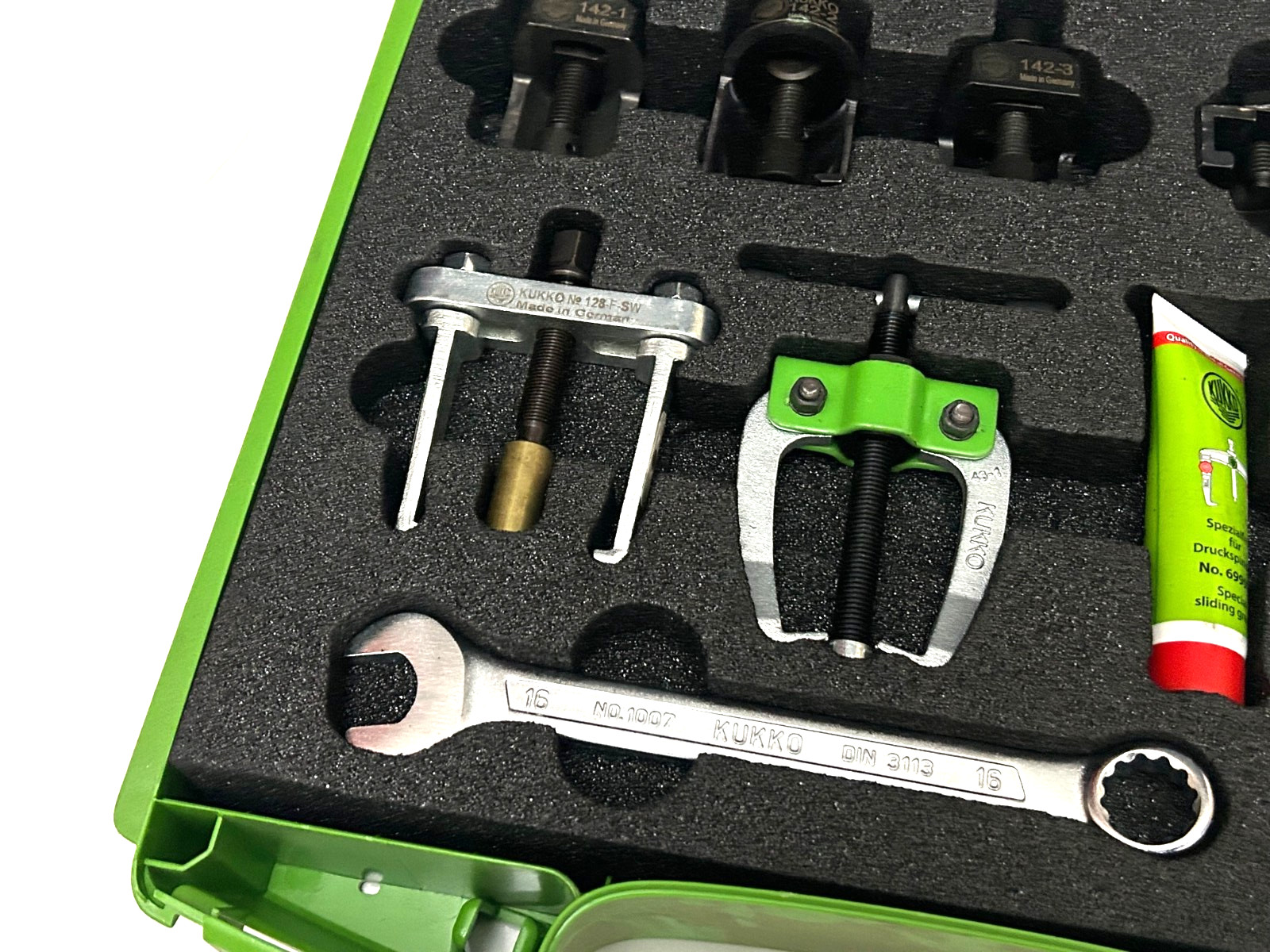 Kukko 10 Piece Manuel Universal Wiper Arm Puller Set K-142/6 GERMANY w/ Case NEW