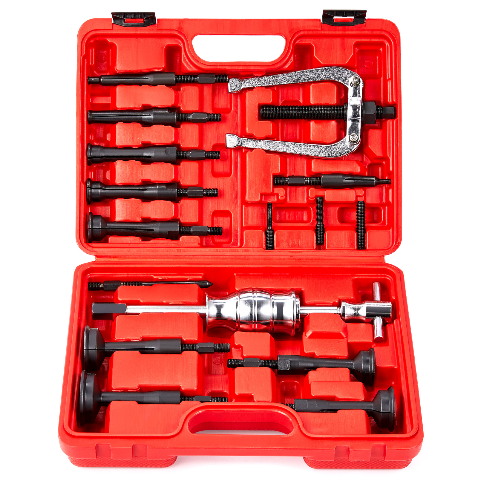 OMT 16Pcs Blind Hole Pilot Internal Extractor/Remover Bearing Puller Set w Case