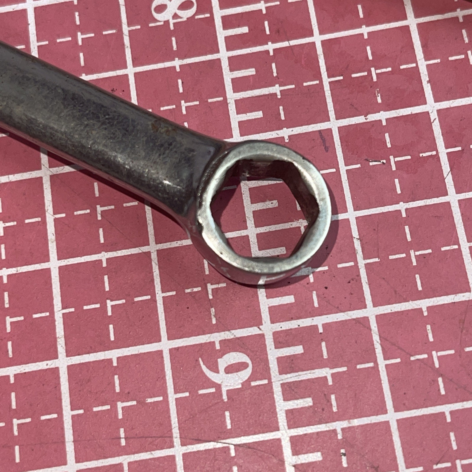 Bonney USA 1114H 7/16 In SAE 6 Point Combination Wrench Vintage 7/16”