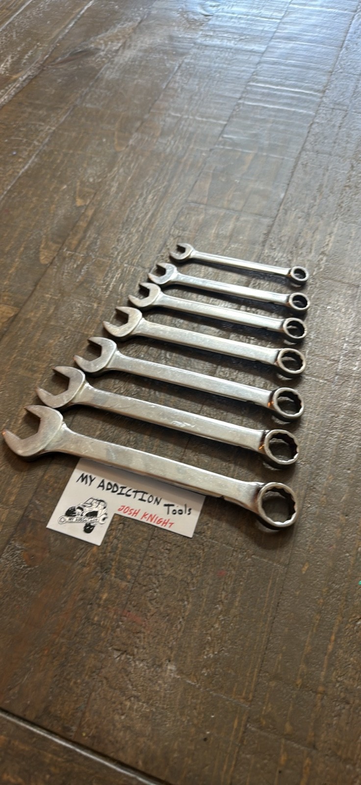 MATCO SAE wrench set 3/4 to 3/8 no owner markings all work great