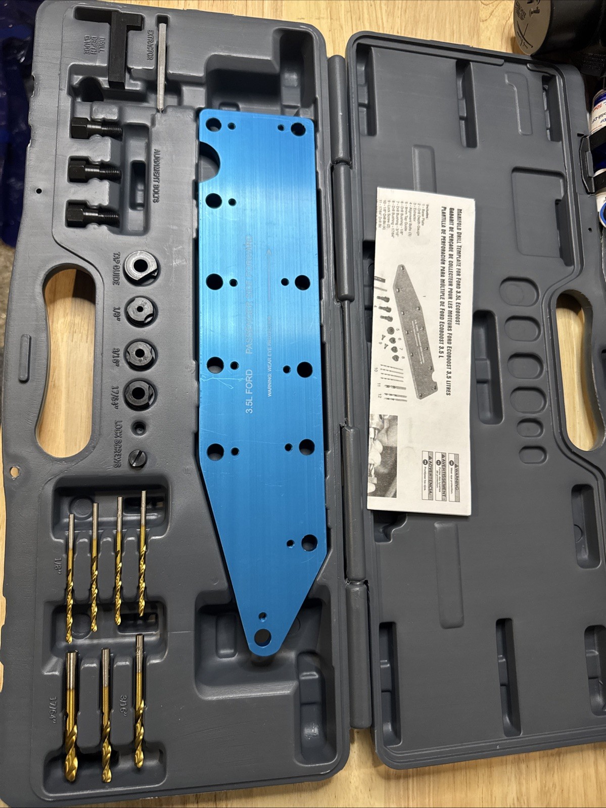 Missing 1 Lock Screw Lisle 72610 Manifold Drill Template
