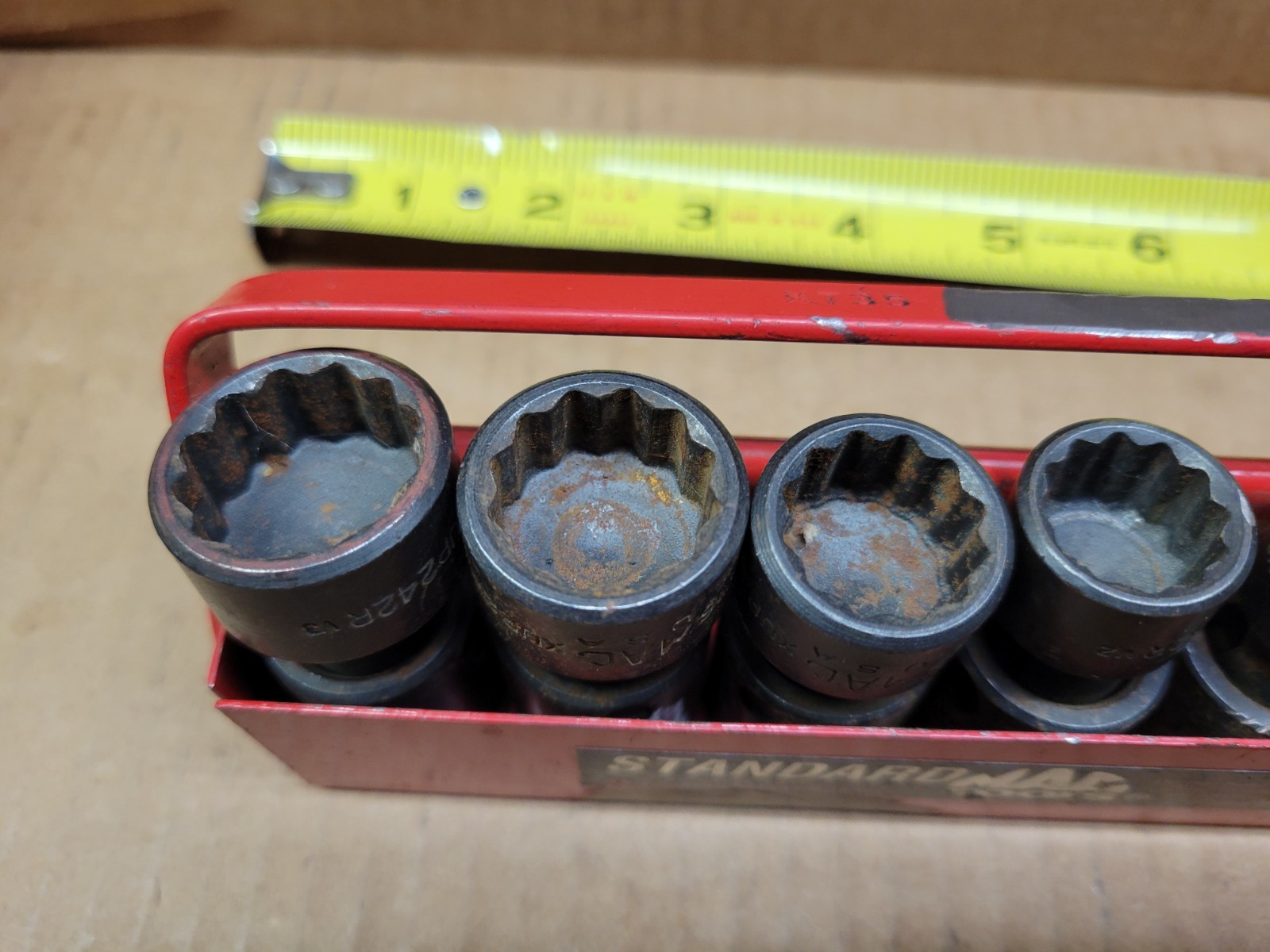 Mac Tools USA 7-Piece 3/8″ Drive 12-Point Impact Swivel Socket Set 3/8 – 3/4″