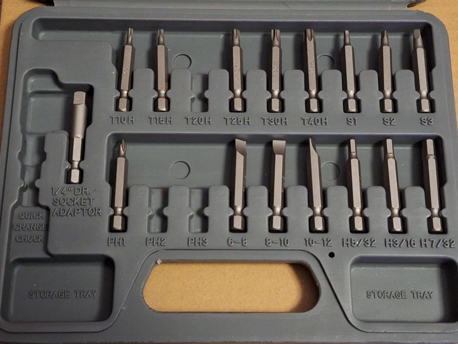 NOS Blue-Point by Snap On YA52PBSQC 52pc* 1/4″ Drive Power Bit Set