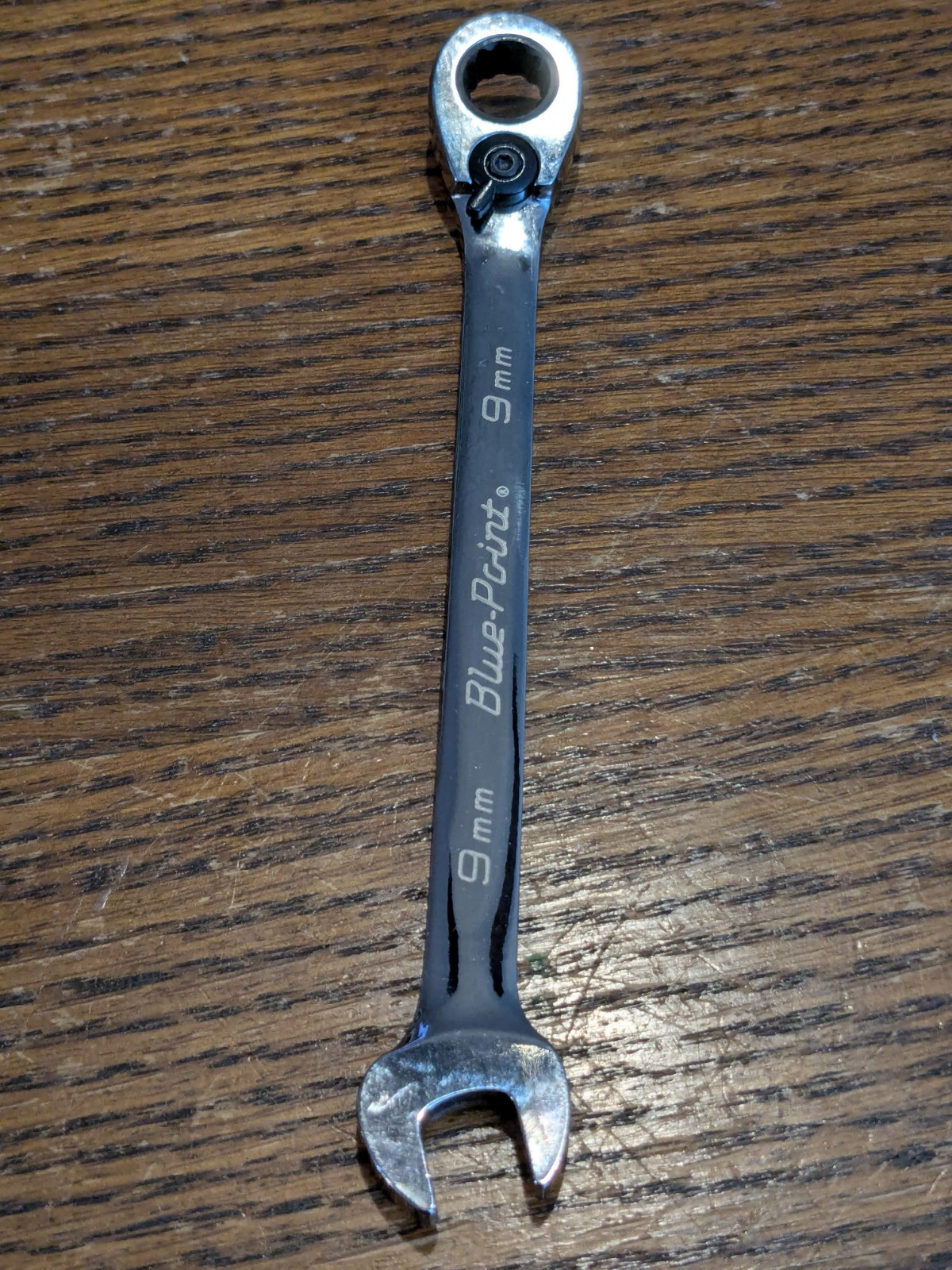 Blue-Point Snap-on 9mm Offset Ratcheting Combination Wrench 12pt BOERM 9