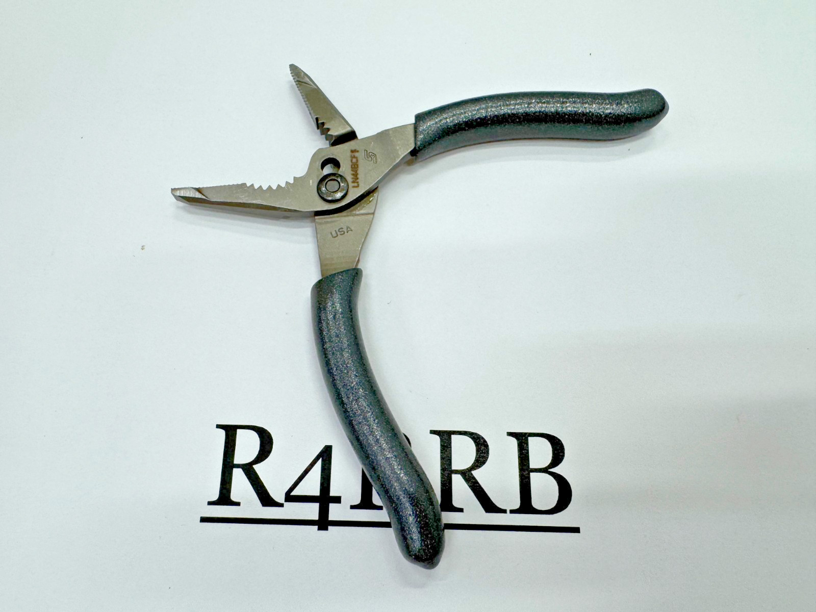 Snap-On Tools DARK TITANIUM 5″ Soft Grip Long Nose Slip Joint Pliers LN44BCFDT