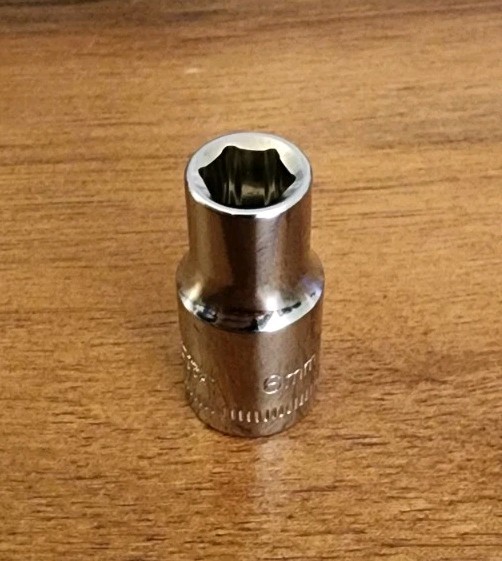 Craftsman 6mm Socket 6 Point 1/4″ Drive Z-AL 34602 Easy Read (Etched & Stamped)