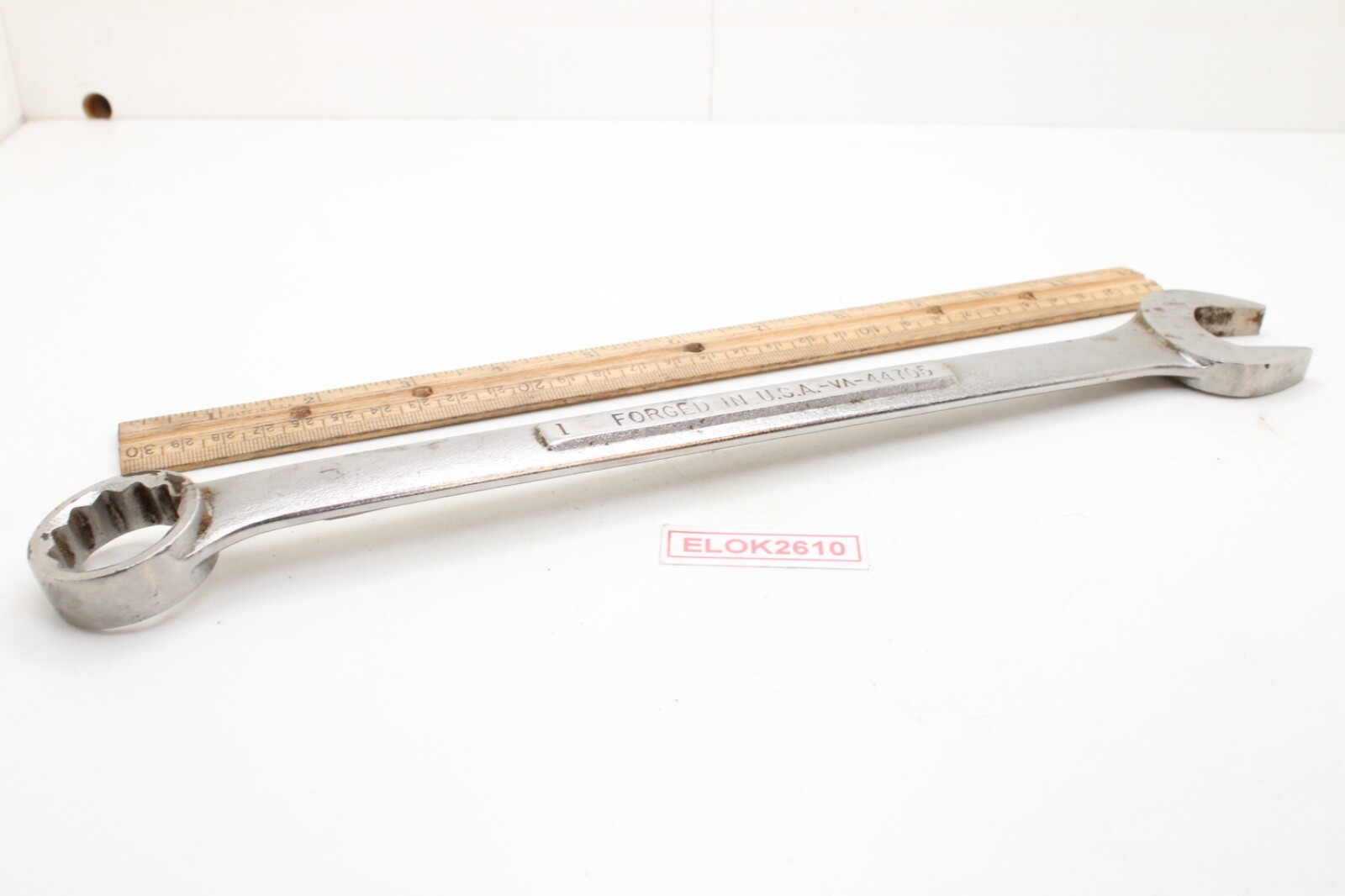 Craftsman -V^-44705 1″ 12 Point SAE Combination Wrench 13.5″ Long USA