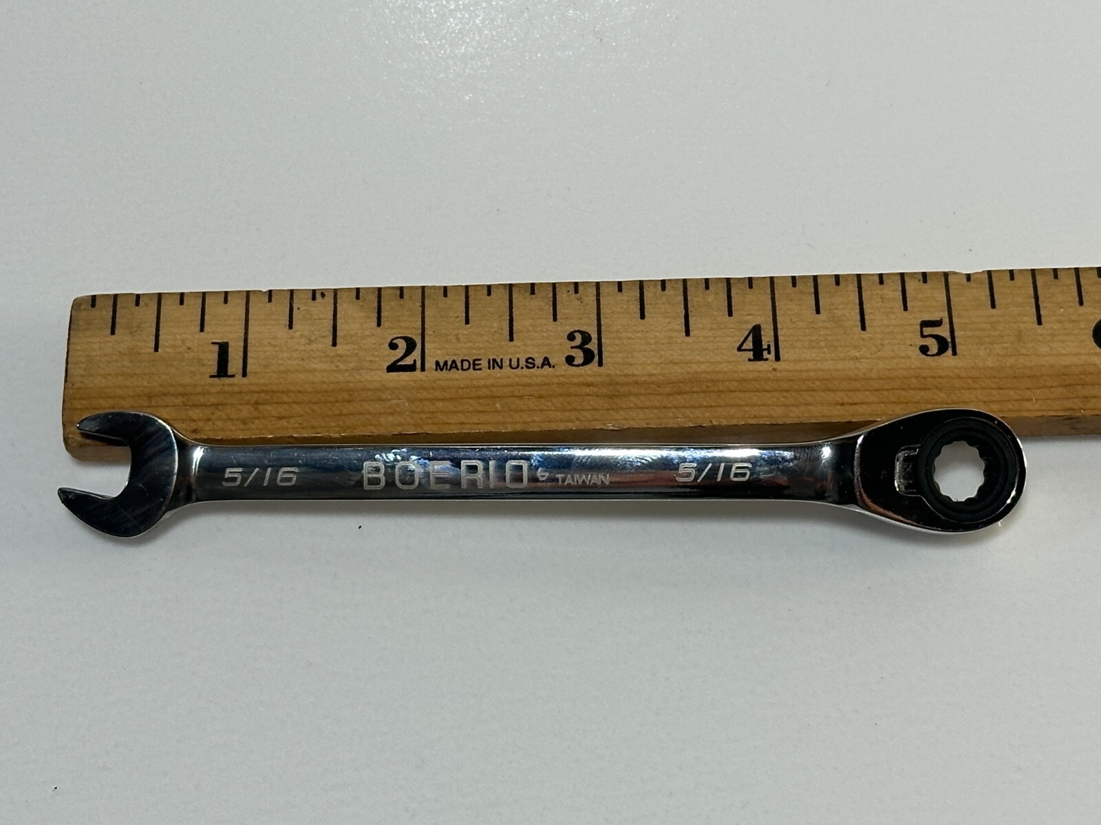 Blue-Point Tools BOER10 5/16″ SAE Chrome 12-Point Reversible Ratcheting Wrench