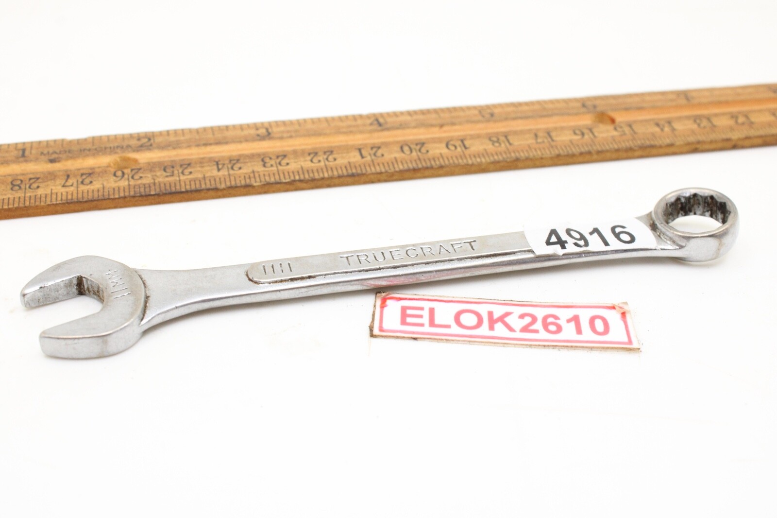 True Craft 1111 11mm 12 Point Metric Chrome Combination Wrench
