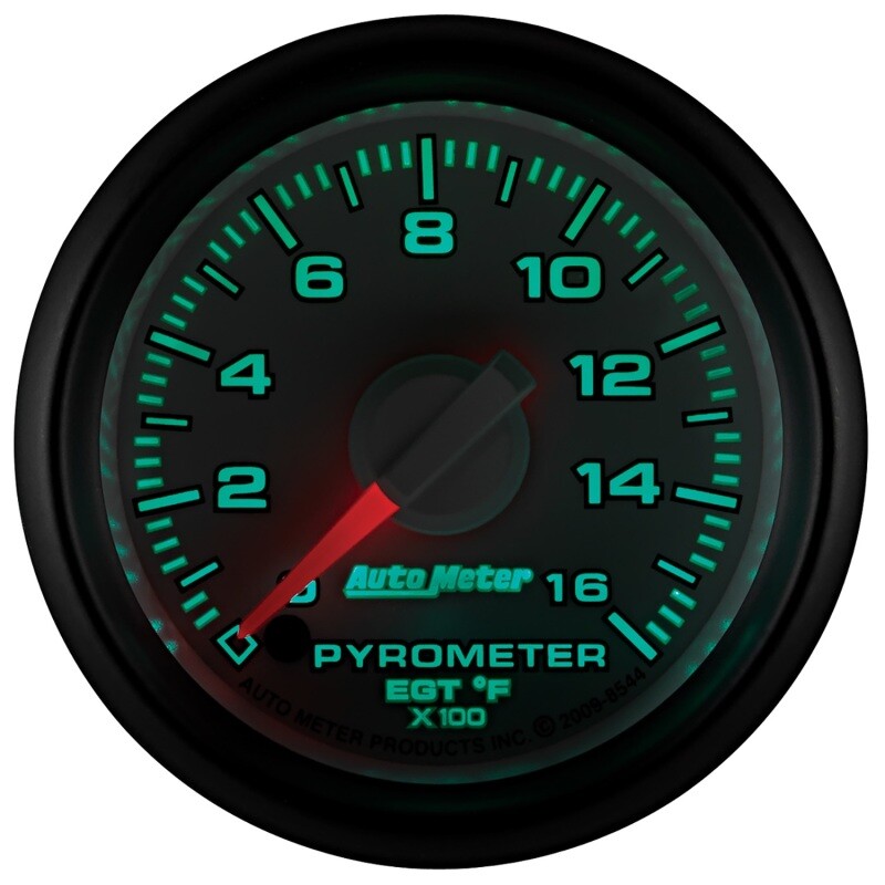 Autometer Factory Match 52.4mm Full Sweep Electronic 0-1600 Deg F EGT/Pyrometer