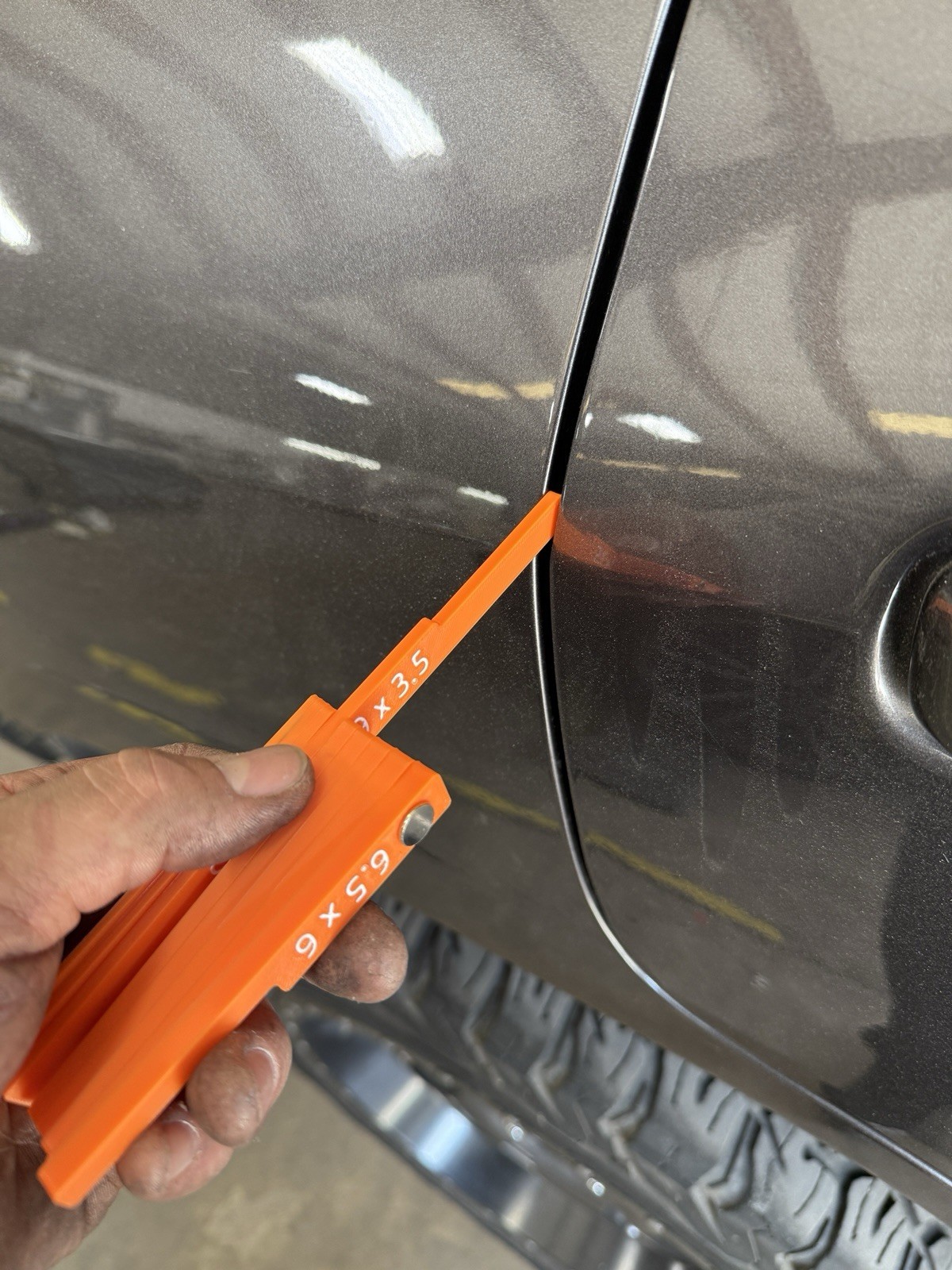 Auto Body Panel Gap Gauge