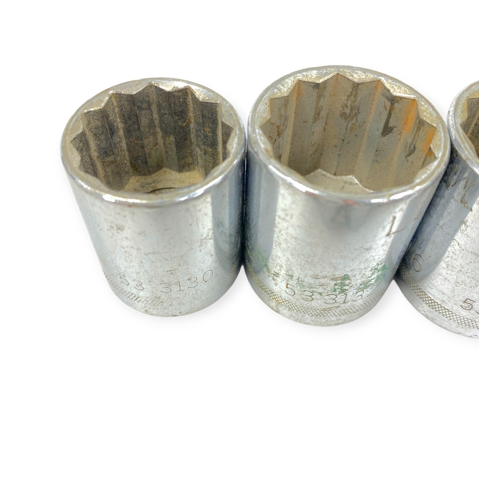 Easco 1/2» Drive 12 Point SAE Socket 5/8 in to 1-1/8 in, 9 pcs Set, Made in USA
