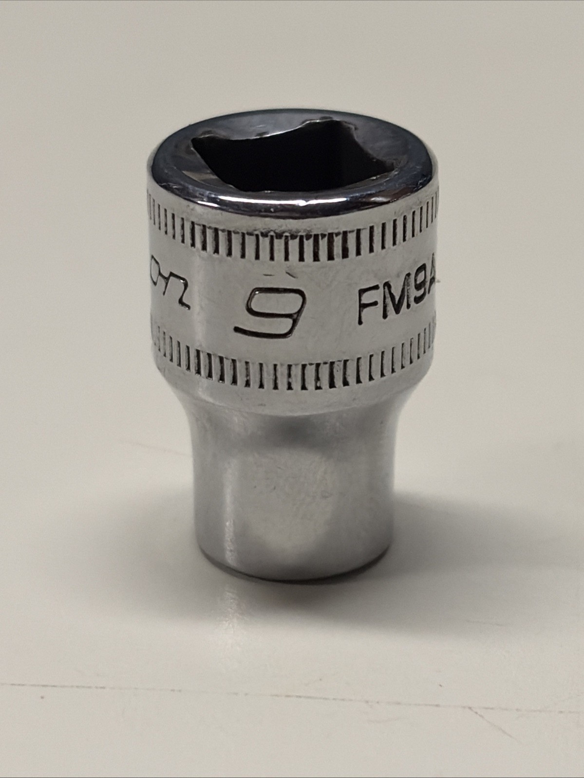 Snap On Tools FM9A 9mm Metric Flank Drive Shallow Socket 3/8″ Drive 12 Point 8DD