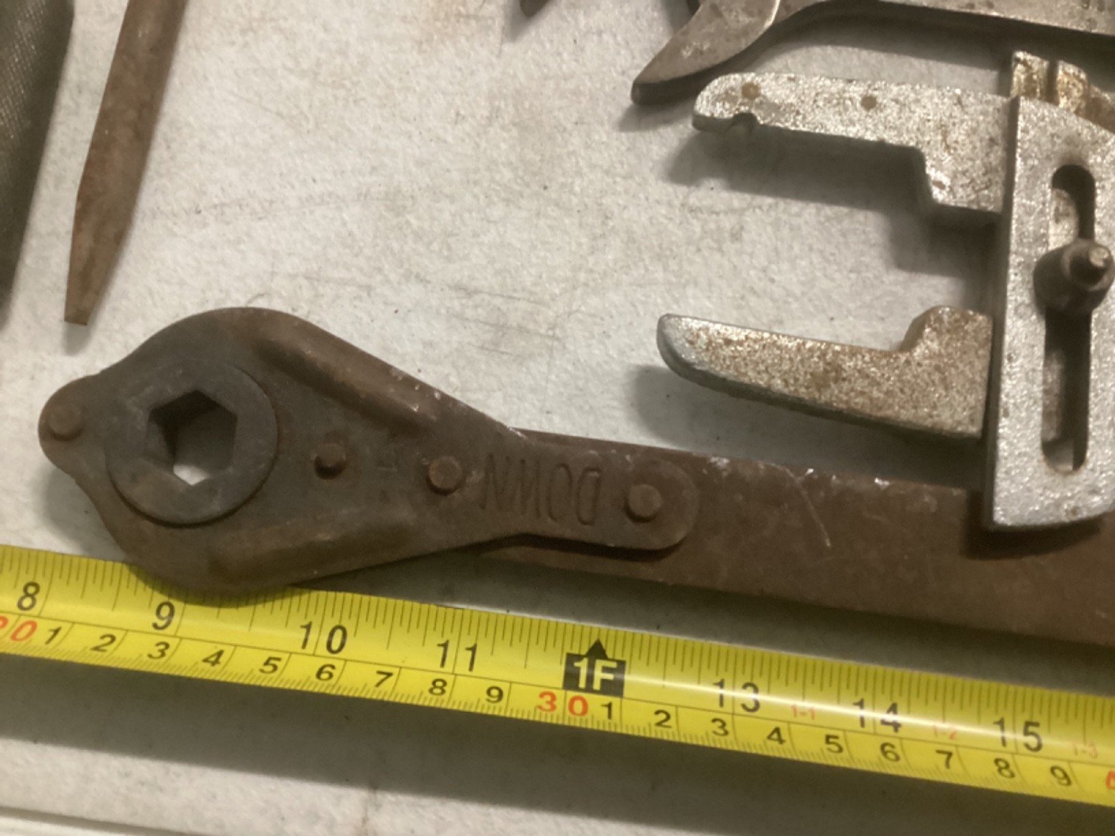 Vintage Mixed Tool Lot Wrenches Hammer Pliers – Cornwell USA – Old Primitive