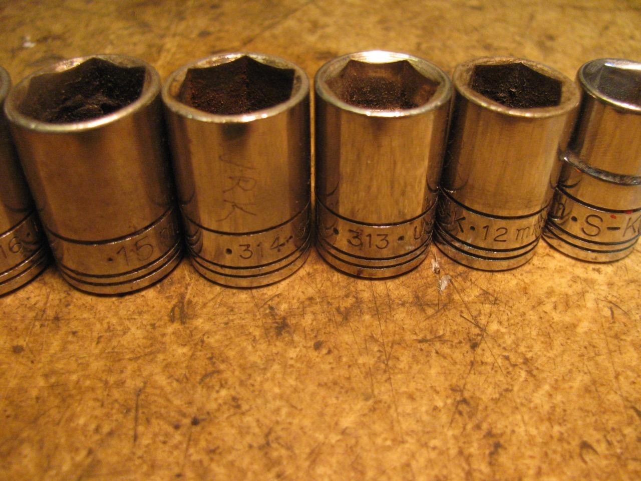 SK 7-19mm Metric Socket Set 3/8″ Drive 6 Point 8 9 10 11 12 13 14 15 16 17 18