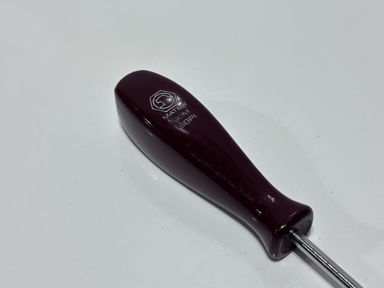 Matco Tools USA SDM 68PI Phillips Tip Long Shaft Screwdriver MAROON HARD HANDLE
