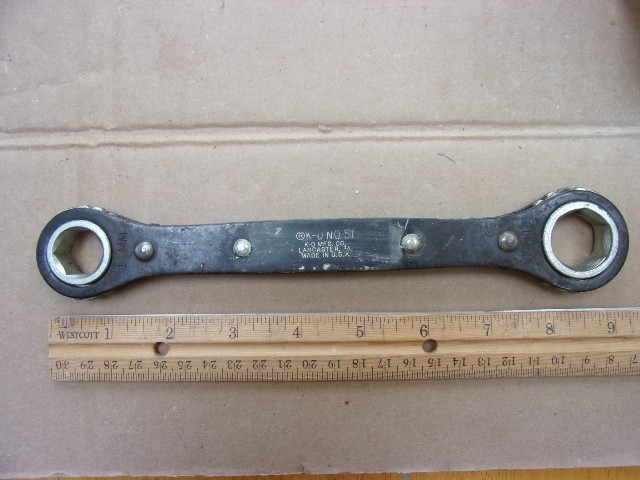 KD TOOL RATCHET WRENCH 17M 21M 6 POINT