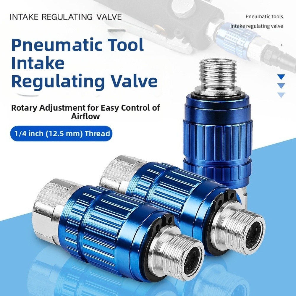 Hexagonal Shape Air Flow Control Valve 1 4 Inch Thread for Pneumatic Tools