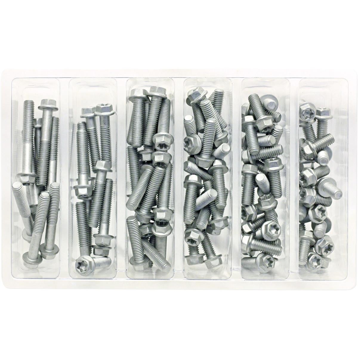 Bolt Mc Hardware SV-M6EURO M6 Euro Style Flange Bolt Assortment