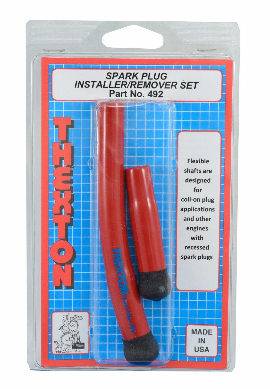 Thexton 492 Coil On Plug Spark Plug Installer Remover Tool Kit New Free Shipping