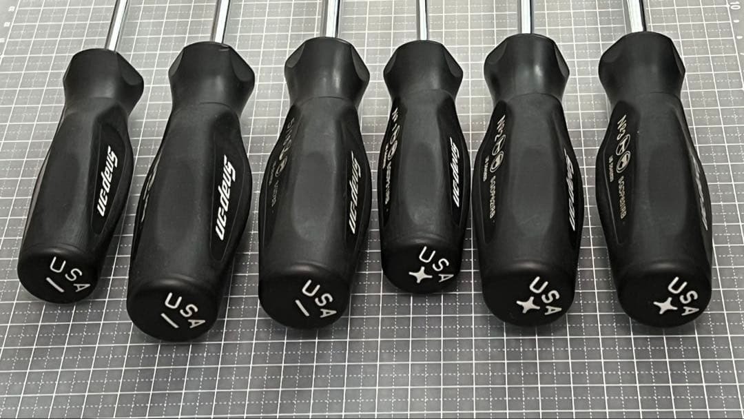 Snap-on Black Screwdriver 6Pc Set [Used]
