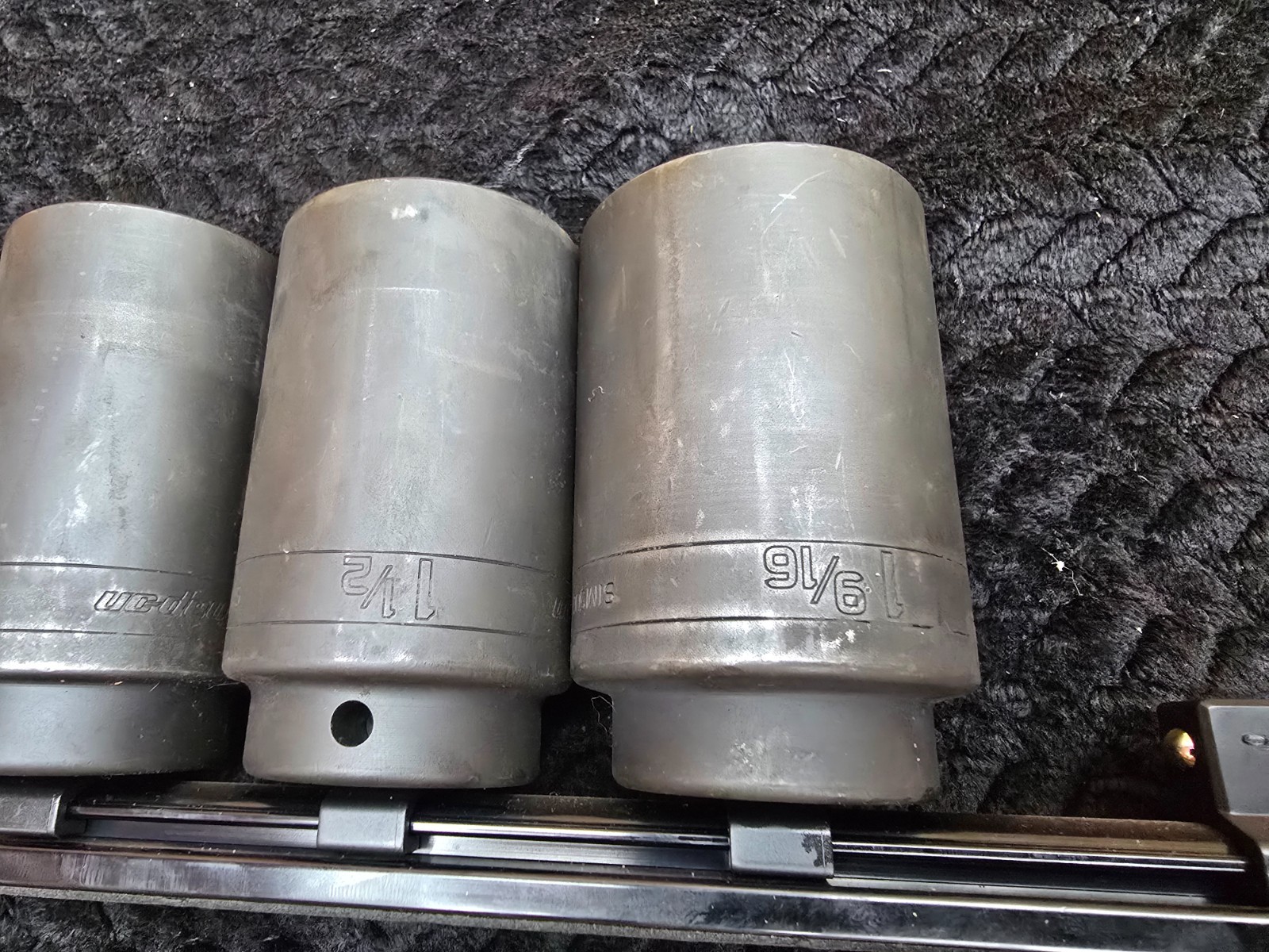 20 Piece 1/2 Drive Snap On Extra Deep Impact Master Socket Set 3/8 Though 1-9/16