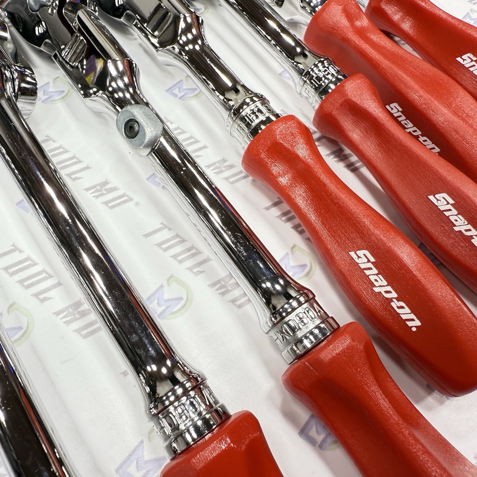 Snap-on Tools USA RARE 31pc RED 1/2″ 3/8″ 1/4″ Drive Ratchet Set SHLFD80A