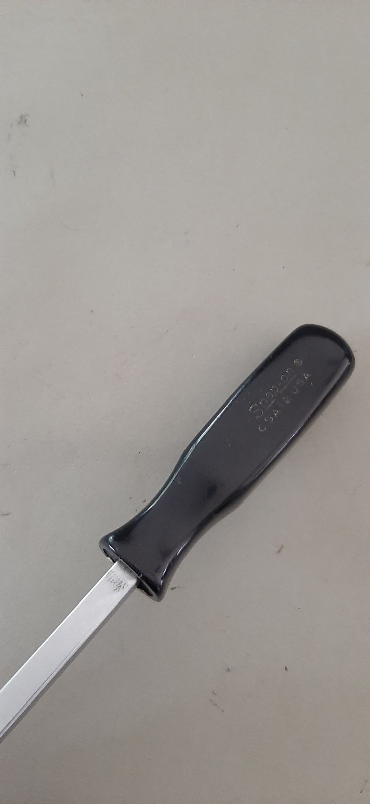 Snap-on Carbon Gasket Scraper CSA12 Black Hard Handle USA READ Description