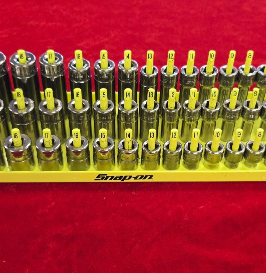 SNAP-ON 245SFMSFR 45 PIECE 3/8″ DRIVE 6-PT METRIC SOCKET COMPLETE MASTER SET